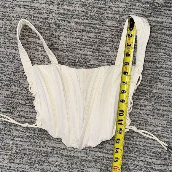 Guizio Classic Fitted Corset in Vanilla Ice Bustier Small Revolve - Picture 10 of 15